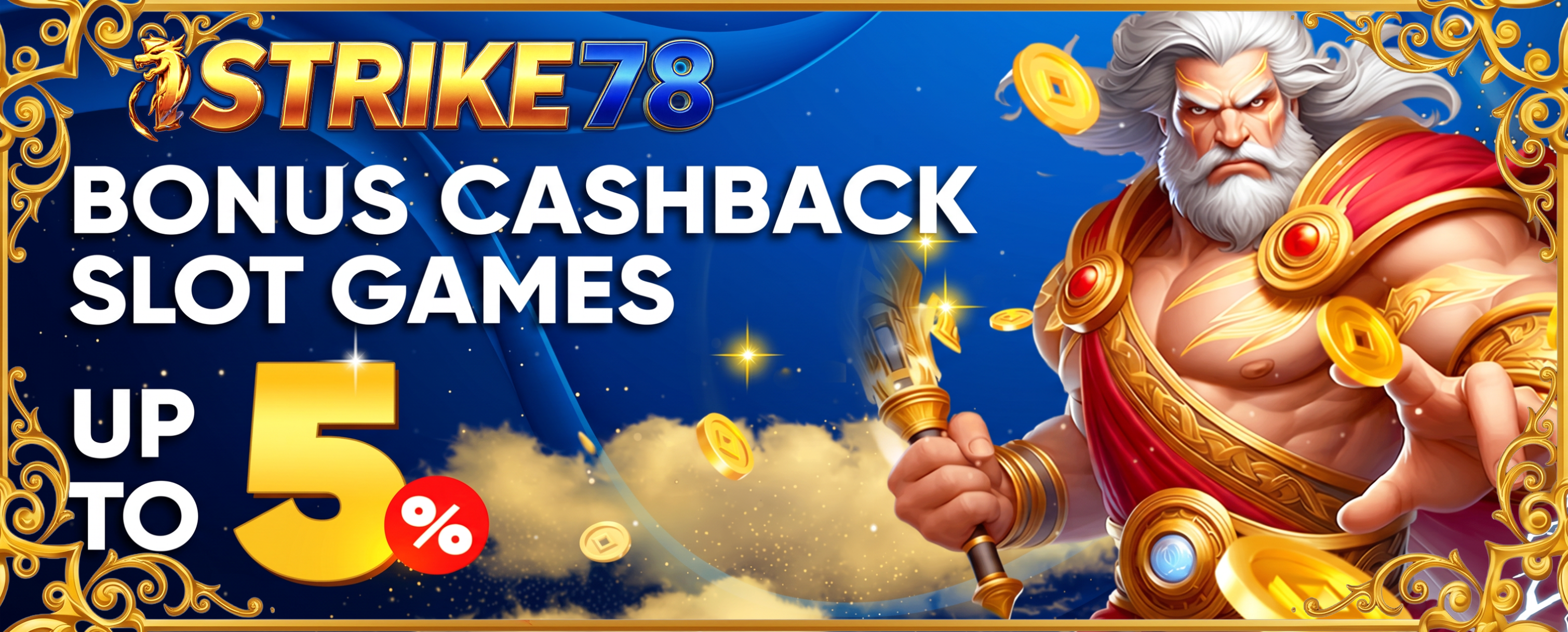 BONUS CASHBACK SLOT GAMES 5%